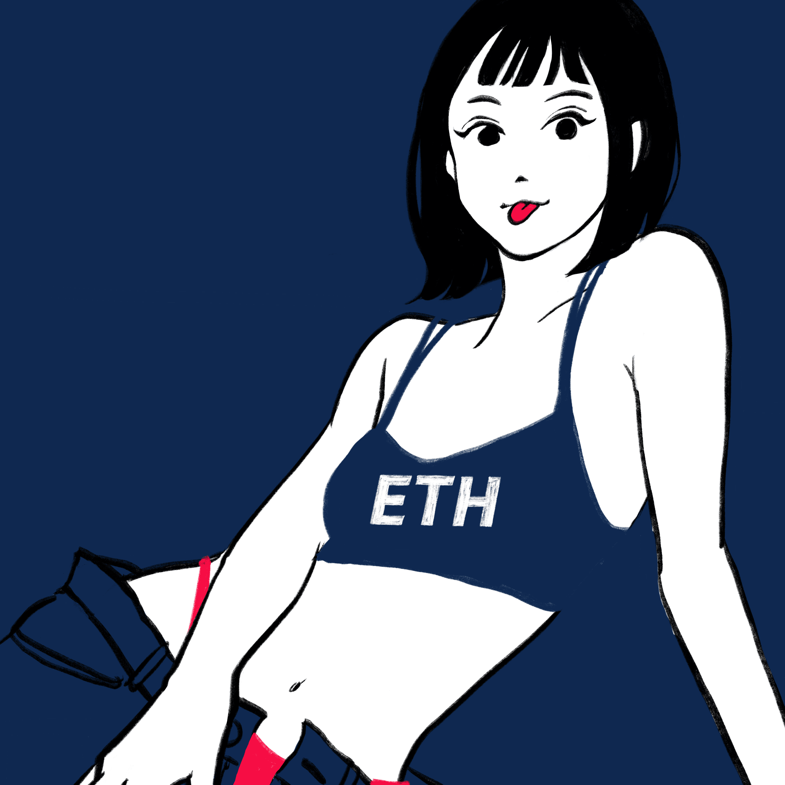 Crypto Girl #0014 ETH