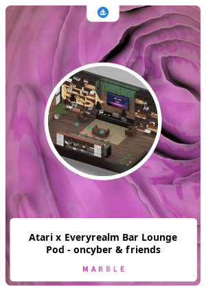 Atari x Everyrealm Bar Lounge Pod - oncyber & friends