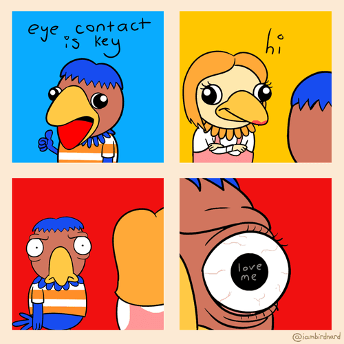 eye contact