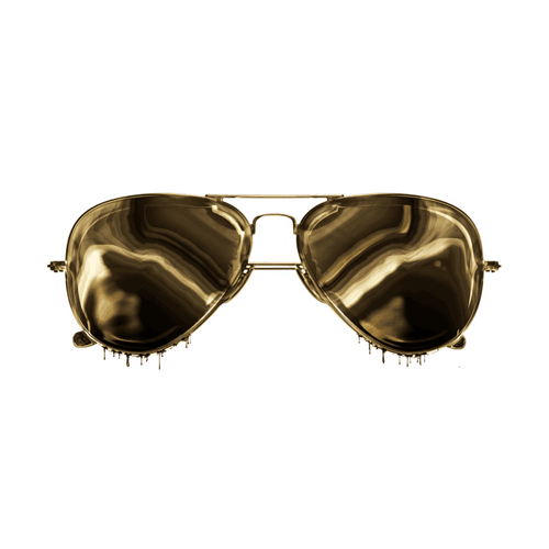 Aviator Sunglasses Of Gold