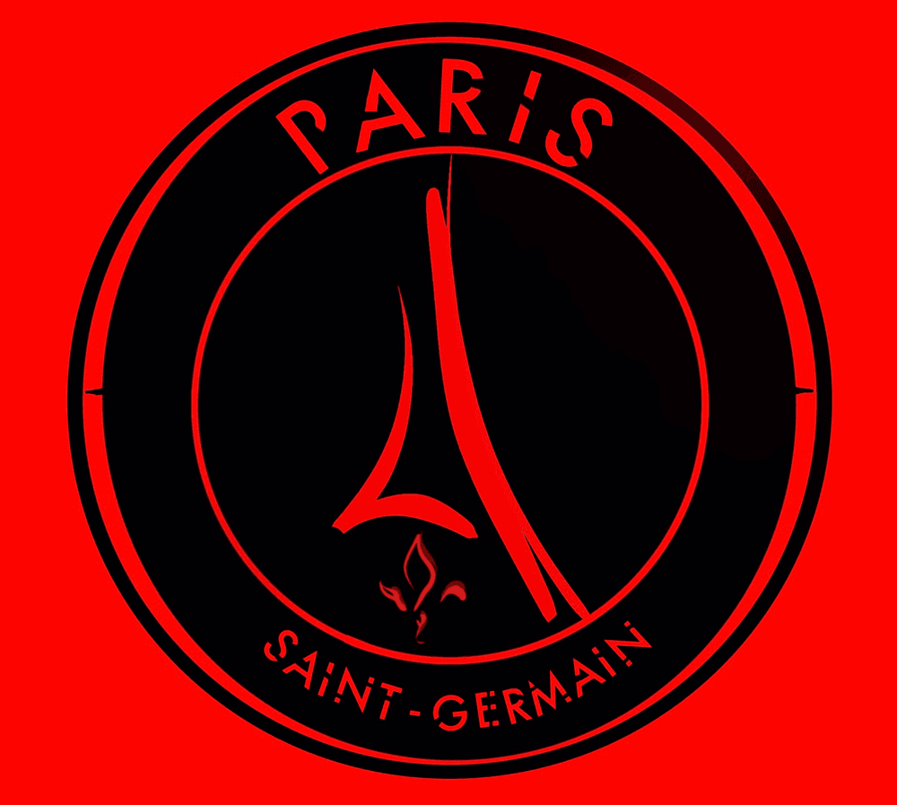 black and red PSG logo Redesigned PSG logo OpenSea