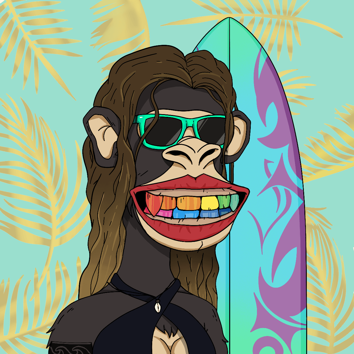 Chillin' Ape Surf Club #337