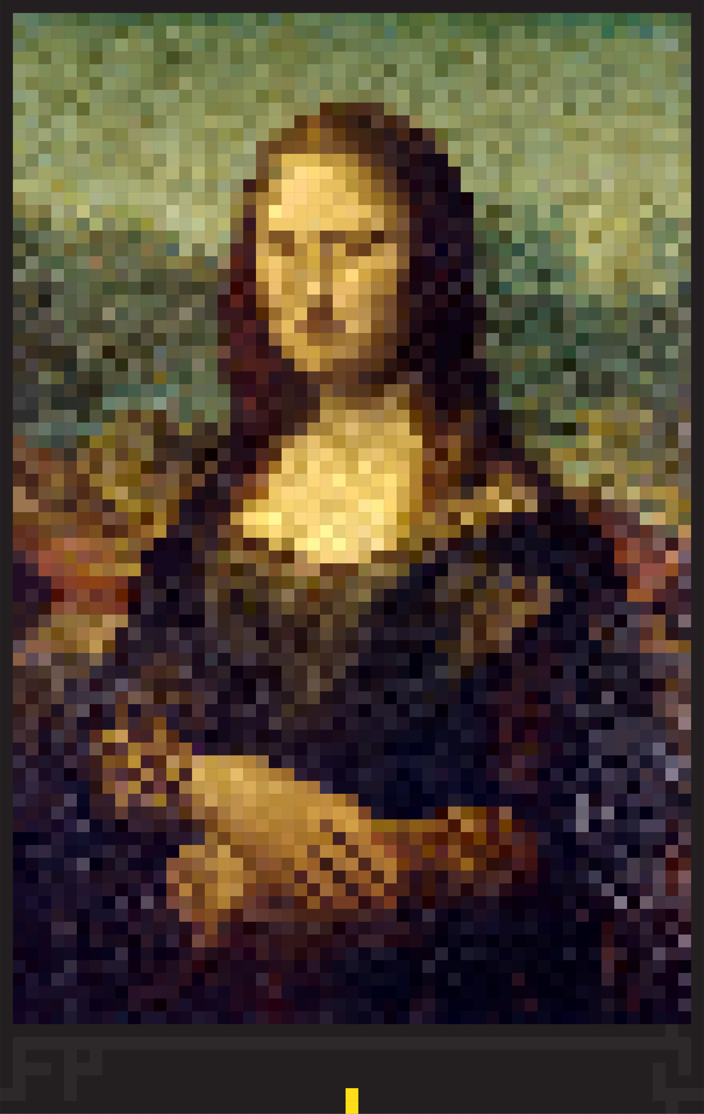 FP Mona Lisa (Original) - Famous Pixels NFT | OpenSea