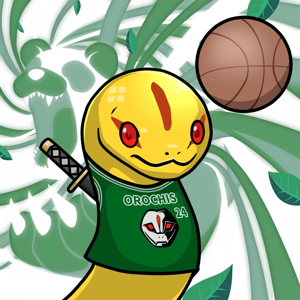 Orochi-Basketball player-Gold #00251