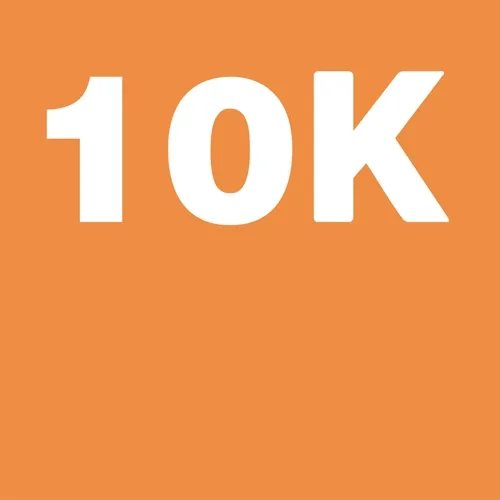 10K Followers THX - Orange