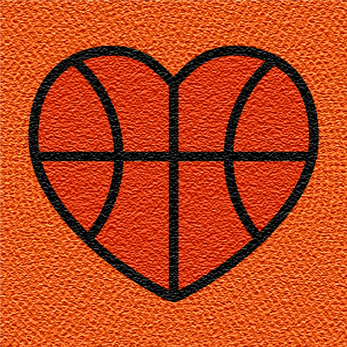 I LOVE Basketball ♡ heart