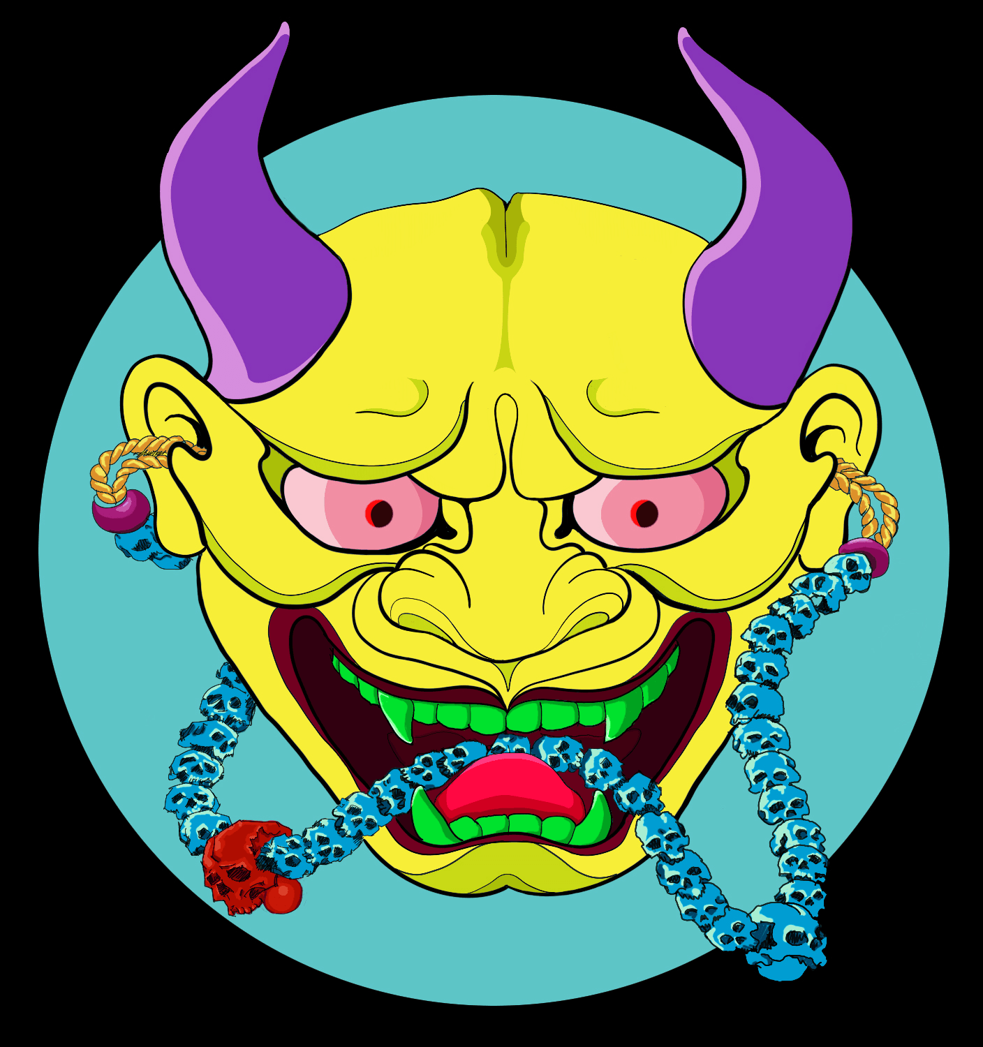 Hannya Mask Collection OpenSea