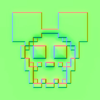 Kawaii SKULL #1127