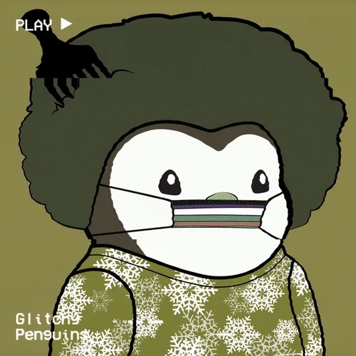 Glitchy Pudgy Penguins