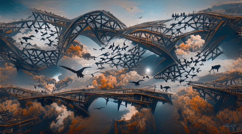 4 dimensional Bridges to eternity