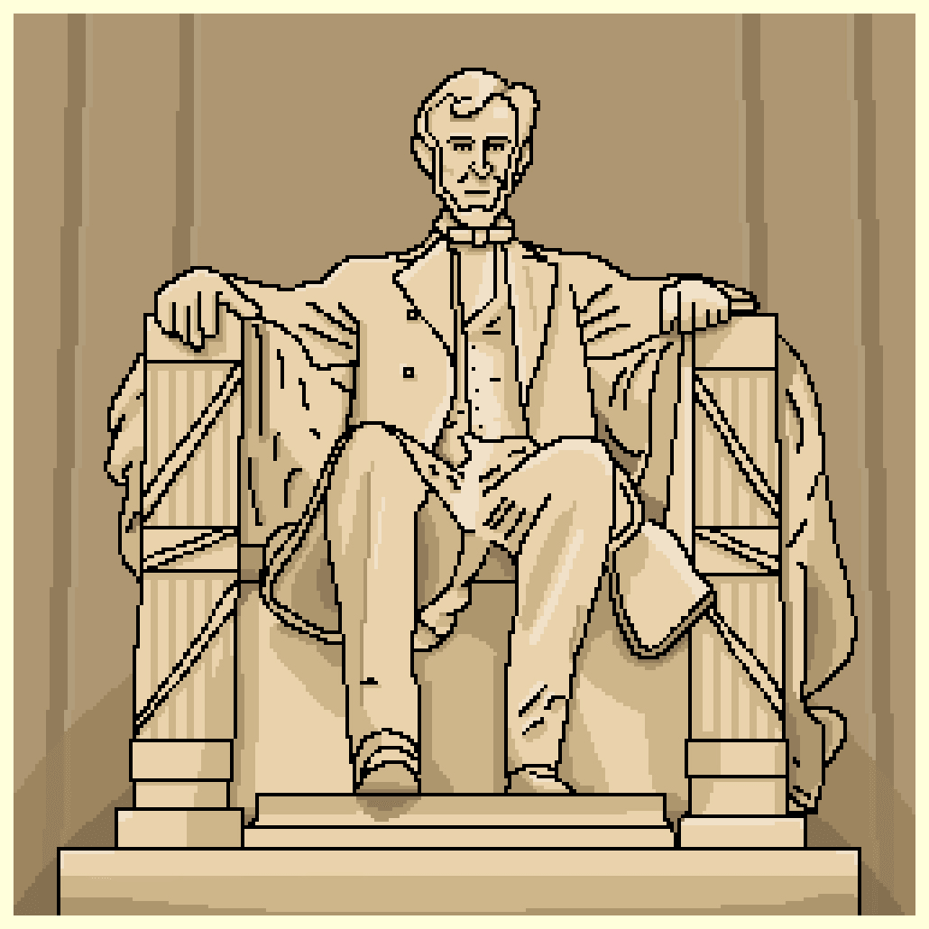 "ABE" Moonlight Edition: 1 of 360 (The "100 Legends" Tribute to Abraham Lincoln) - "The Monument"