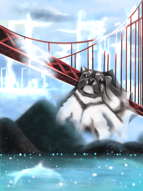 French bulldog ghost