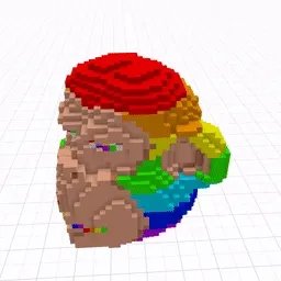 Rainbow Ape Head