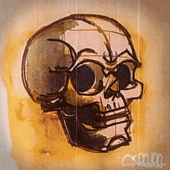 ✏03 - SKETCH TOKEN 01: Human Skull