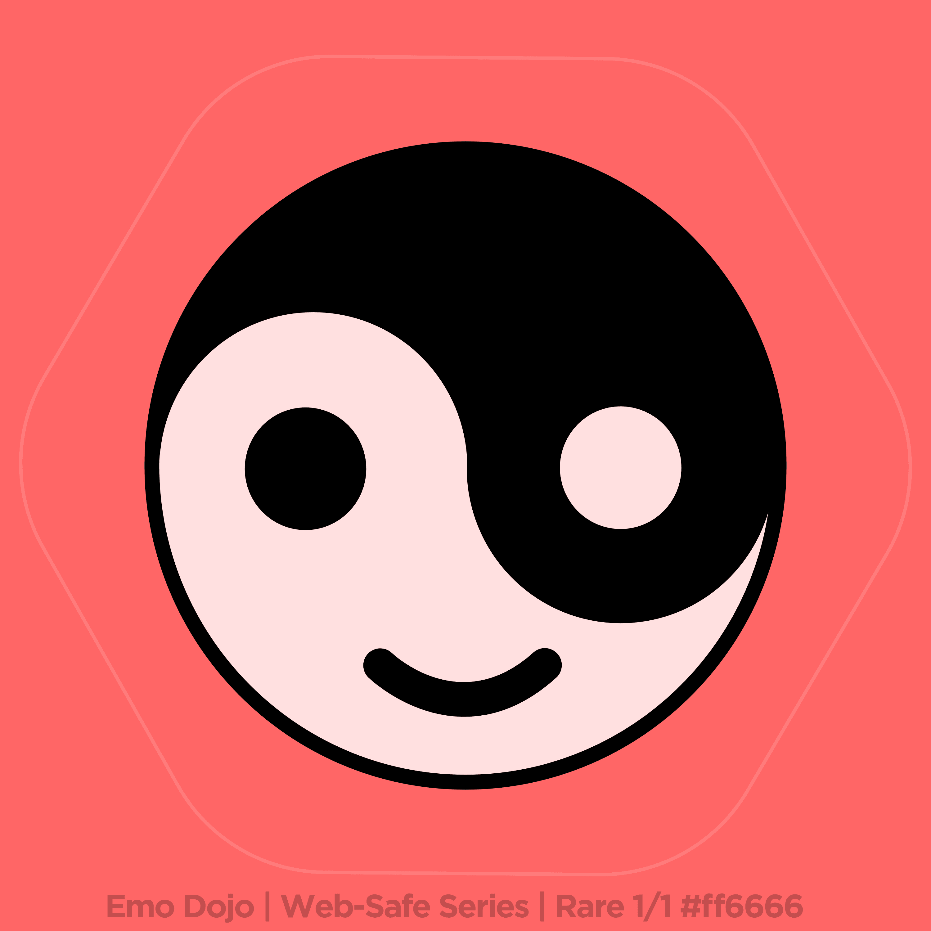 Emo Dojo | Web-Safe Series | Rare 1/1 #ff6666