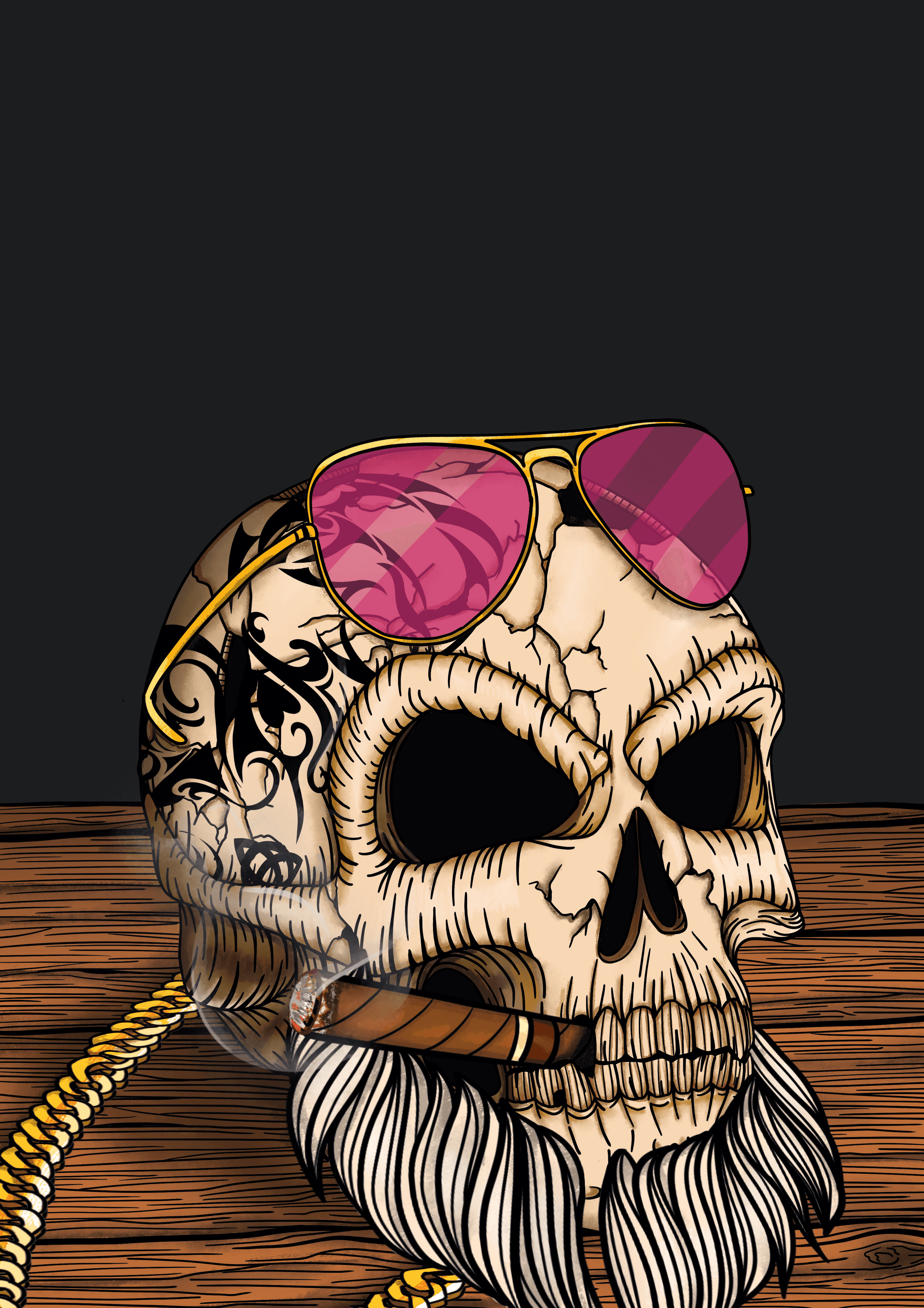 Rico Suave Skull Unique