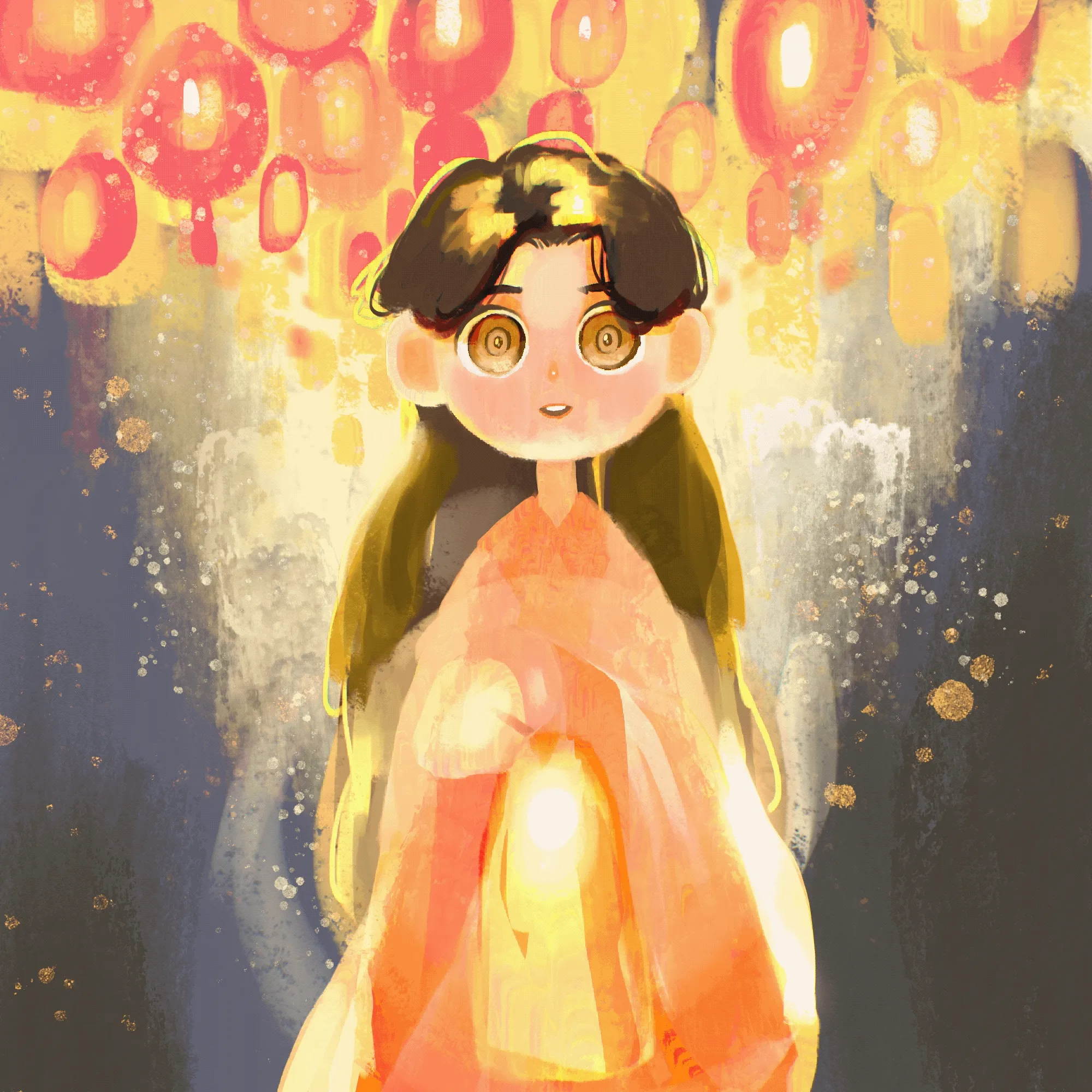 Mono in Lotus Lantern Festival