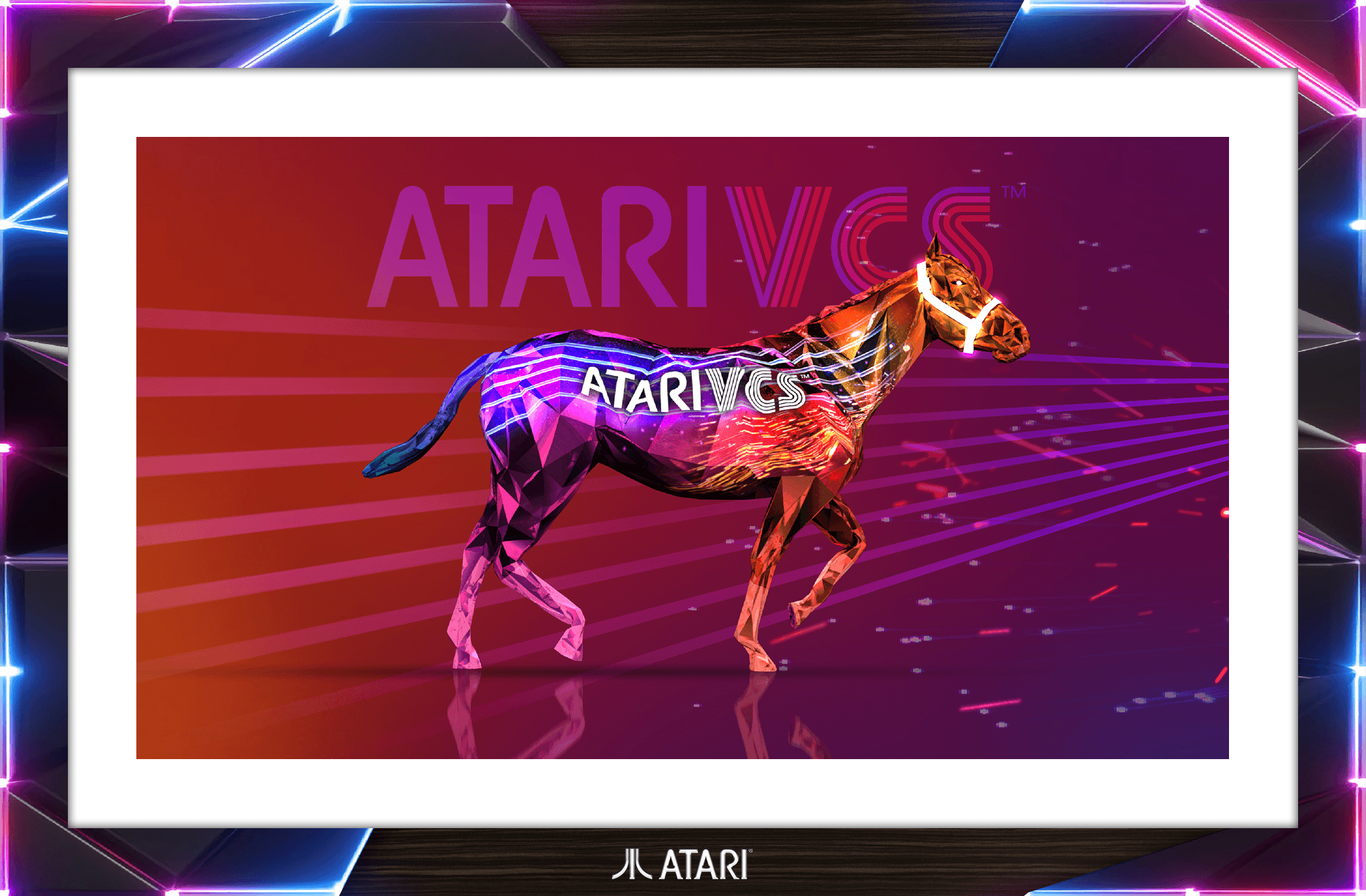 ATARI - Art + Atari VCS Skin + Colt Z4, Fuzzy Wuzzy + Name: Atari VCS