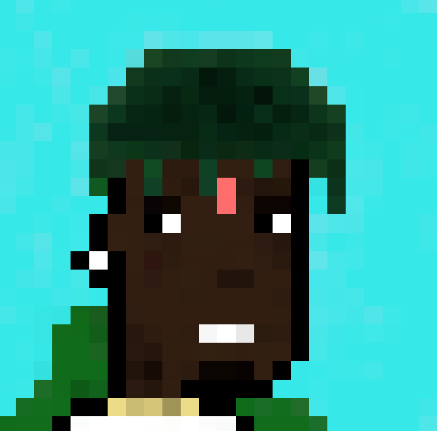 Lil Green Uzi MiniMan #0033