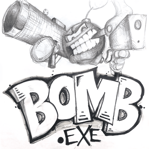 Bomb.exe グラフィティ ゲーム アート v1Bomb.exe グラフィティ ゲーム アート v1  