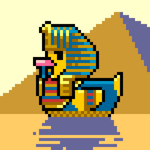 CryptoDuckie #439 | Pharaoh Duckie