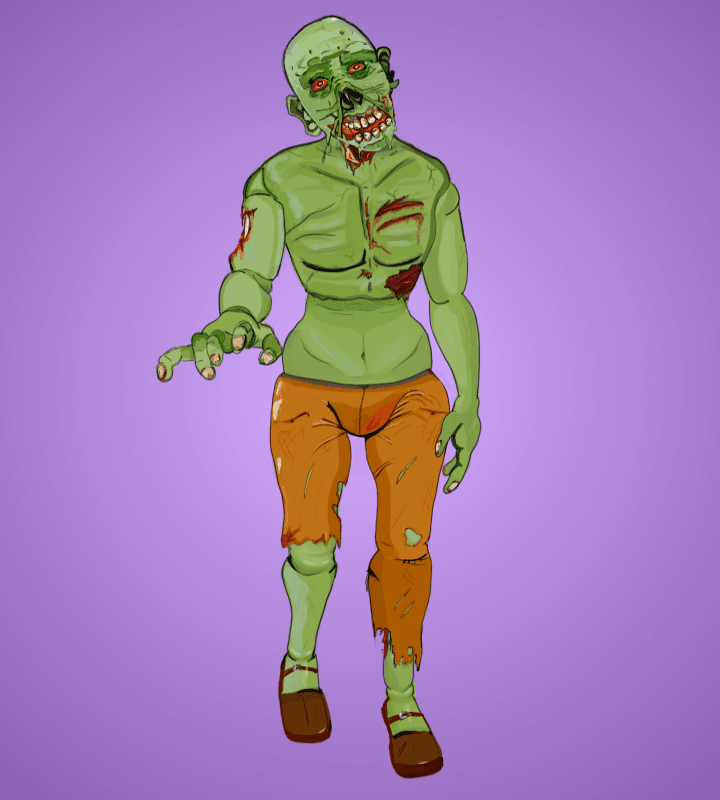 Green Zombie #13