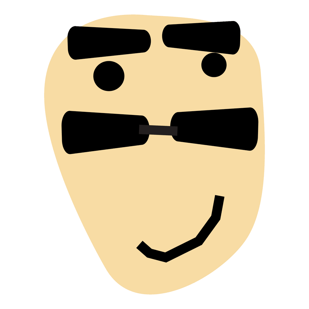 Smiling face with sunglasses. Wlad's meme avatar. - Wlad's meme