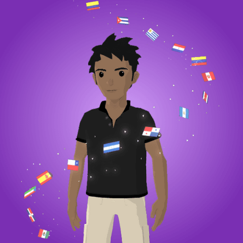 Latino Society Flag Aura