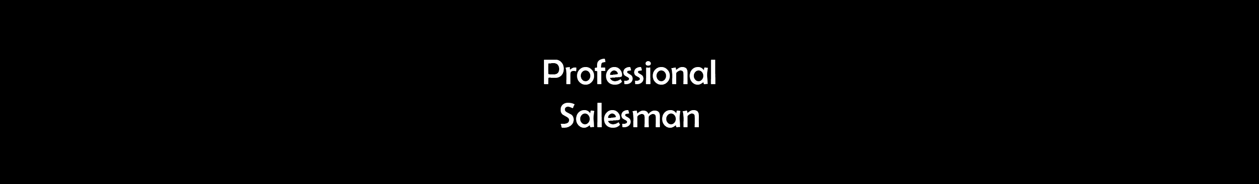 ProfessionalSalesman banner