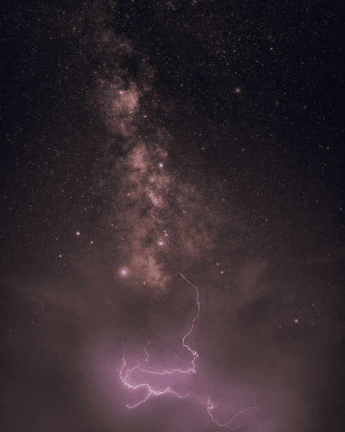 Lightning and the Milkyway