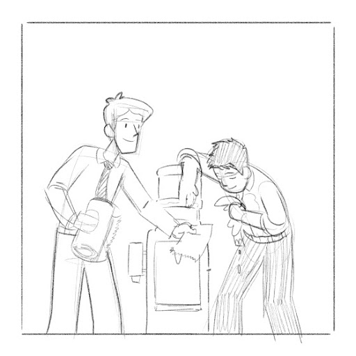 Chapter 1, Scene 3, Panel 24 - Relief. as long as they don't hear us. 