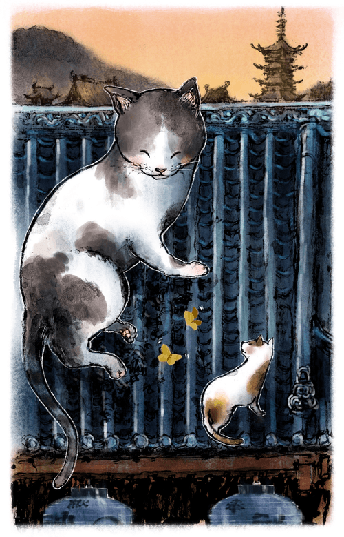 Densetsu #07 : Clumsy Sota, The Temple Cat.