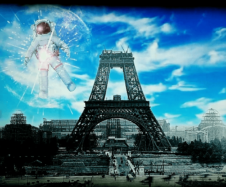 Spaceman #102 Temporal travel Paris 1888
