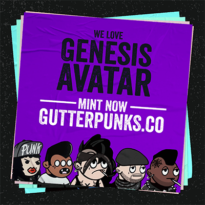 Gutter Punks - NFT Worlds Avatars