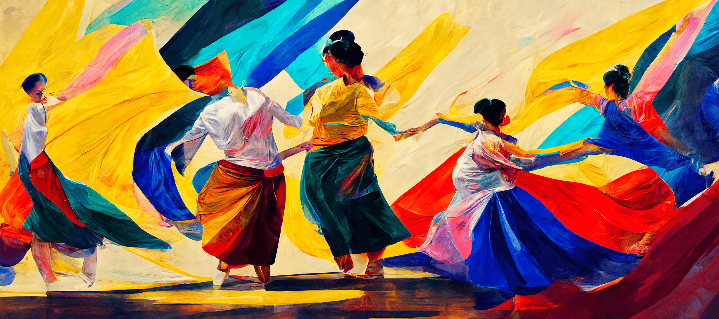 Traditional Philippine folk dance Tinikling. var.01
