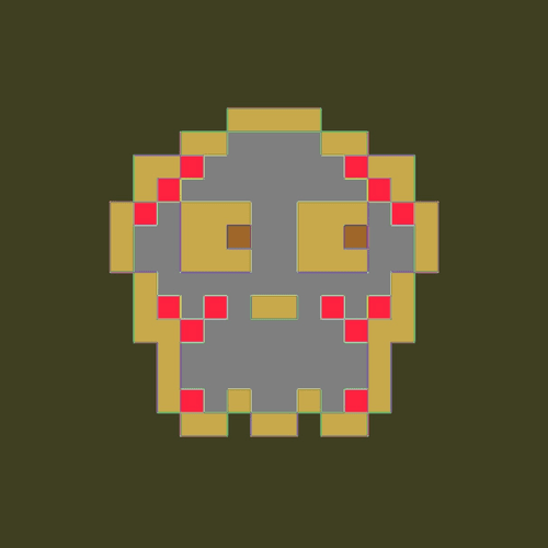 Kawaii  SKULL #247