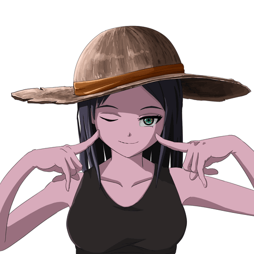 straw hat girl
