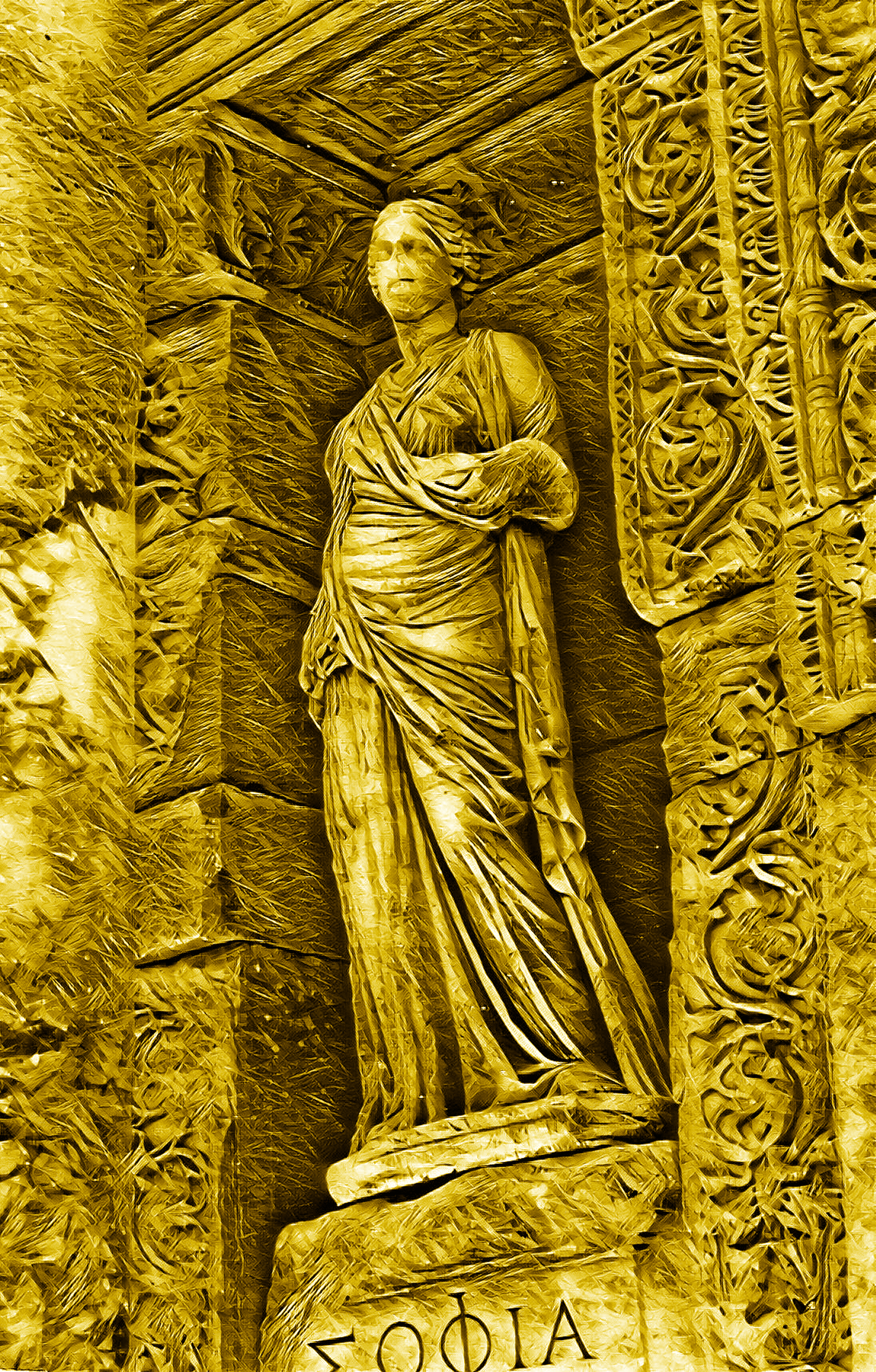 Crypto Goddess Sophia 1/1000 Crypto Goddess Gold Series