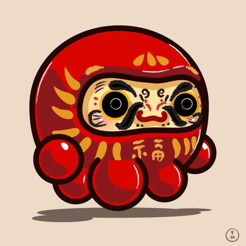 Octogang #0070 (Daruma)