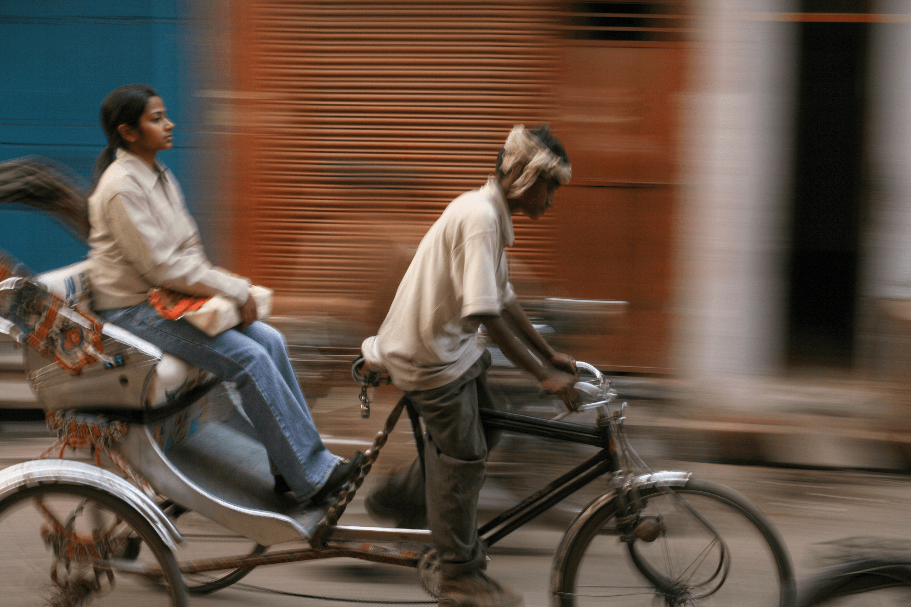 Rickshaw ride in Varanasi #1/8