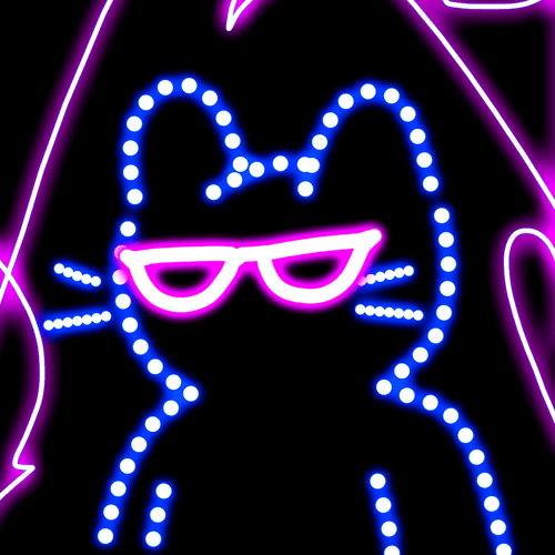 Neon Cat #122