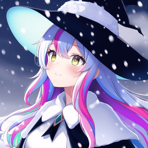 colorful witch #005