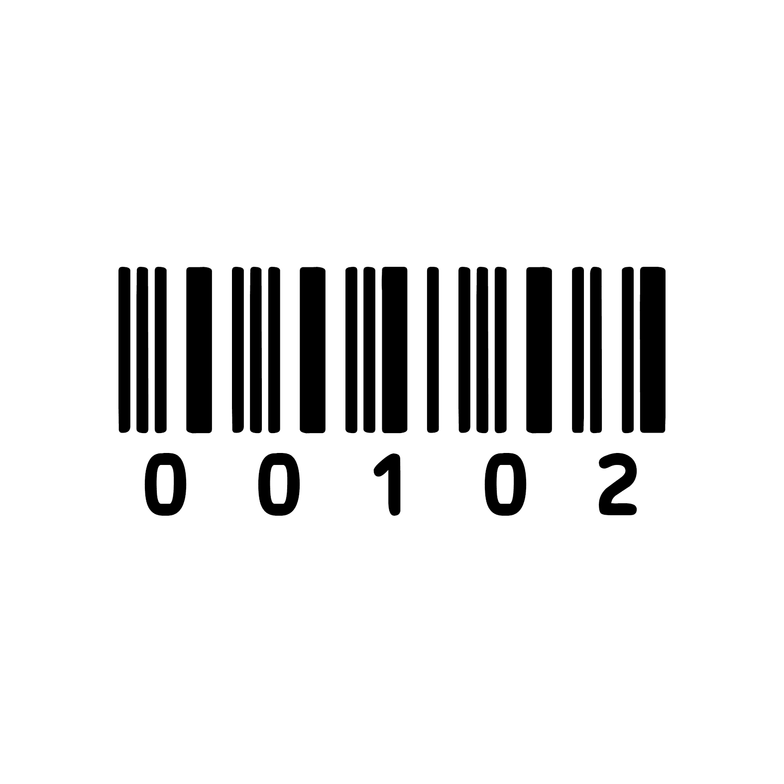 10000 Numbers Barcode #102