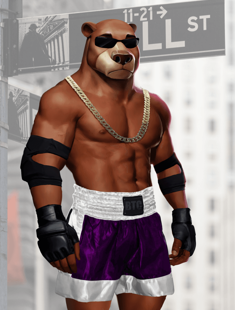 Wall Street Avatar Fighter Bear #211