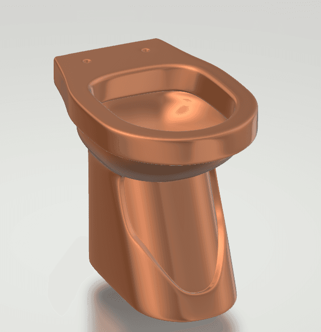 Copper toilet Toilets collection OpenSea