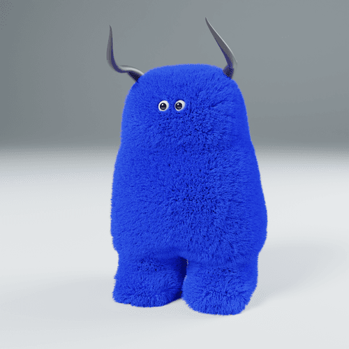 Fluffy Horns #025