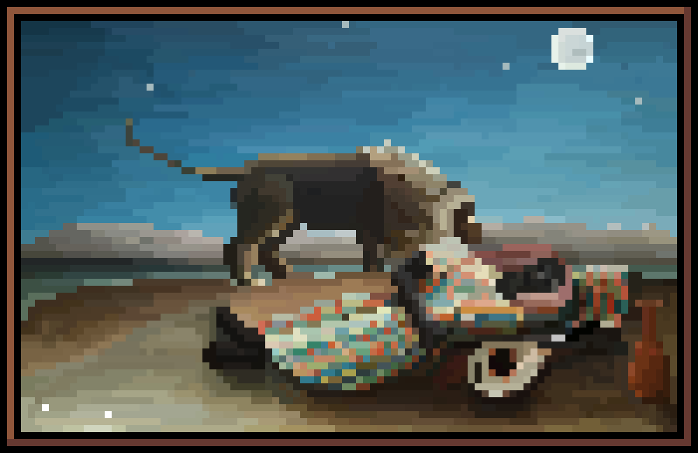 Classic Painting Series #23/99 The Sleeping Gypsy - Henri Rousseau