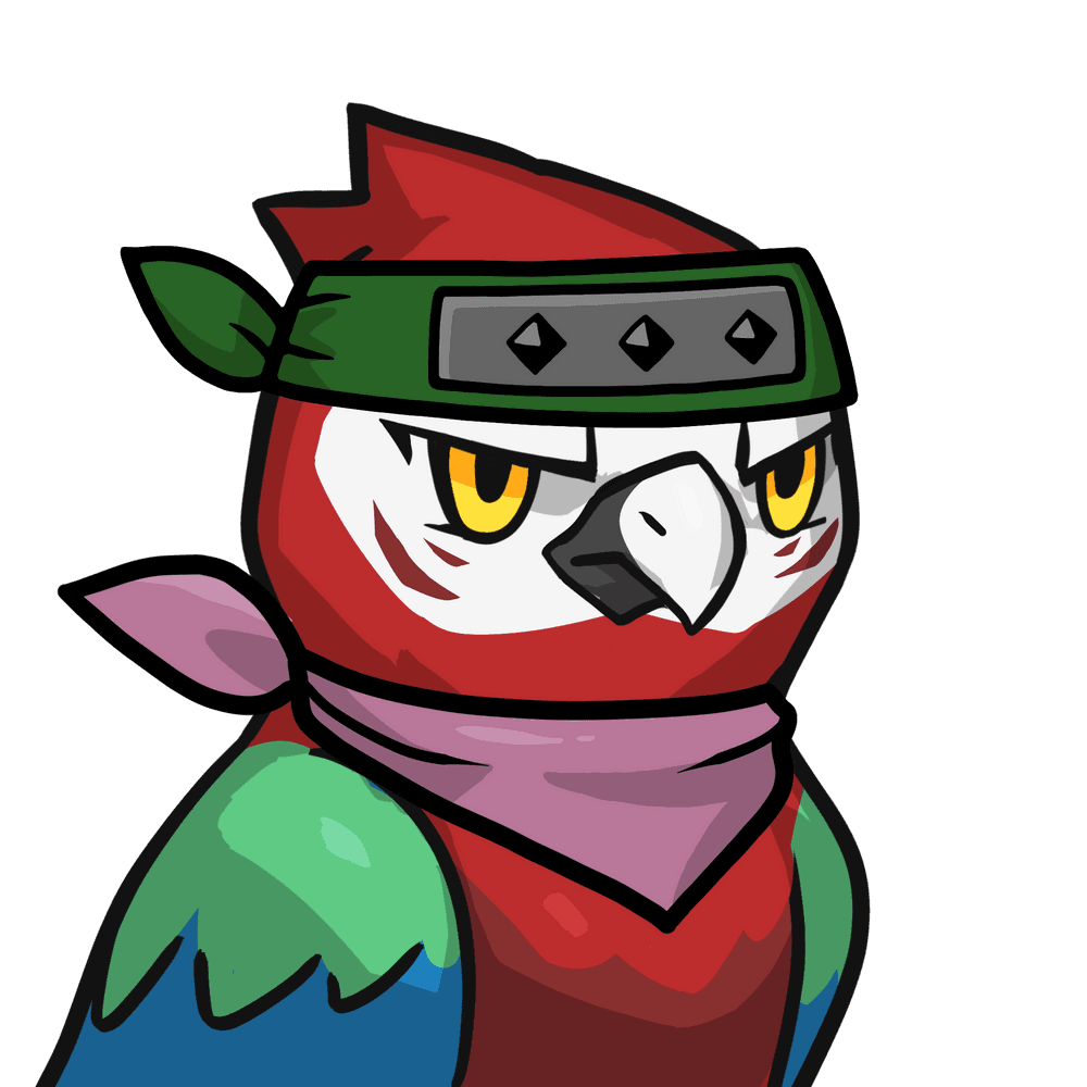 Narukami-Scarlet macaw #07627