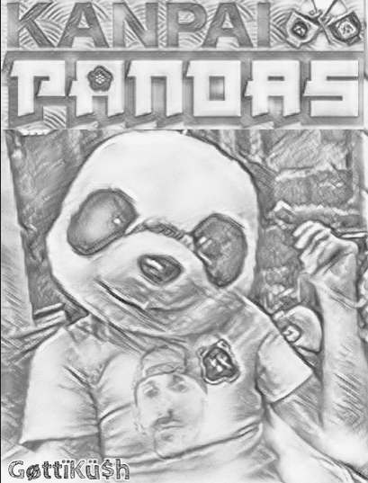 PANDA HEAD CHRIS SKETCH  #2