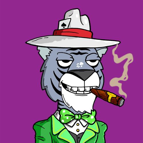 Grouchy Tiger Social Club #6615